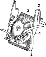 4815715AC - : Oil Cooler Assembly Bracket for Chrysler: Prowler Image