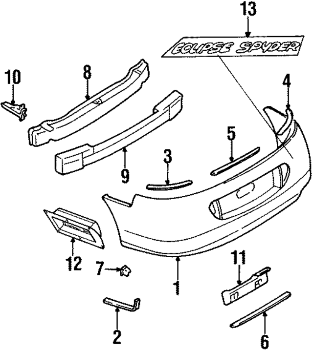 MB918156 - : Duct for Mitsubishi Image