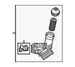 11428580414 - Engine: Oil Filter Housing for BMW: 230i, 230i xDrive, 330e, 330e xDrive, 330i, 330i xDrive, 430i, 430i Gran Coupe, 430i xDrive, 430i xDrive Gran Coupe, 530e, 530e xDrive, 530i, 530i xDrive, 540i, X3, X4, Z4 Image