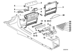 51168161566 - Vehicle Trim: Switch Cover for BMW Image