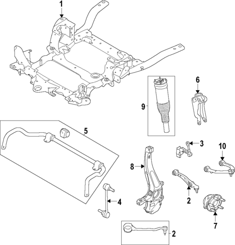 Suspension Components for 2023 Land Rover Range Rover #1