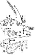 92862807401 - : Washer Pump for Porsche: 911, 928 Image
