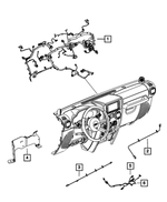 68091558AA - : Console Wiring for Jeep: Wrangler Image