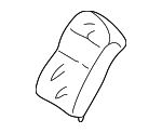 82121S5AA31ZA - Body: Seat Back Cover for Honda: Civic Image
