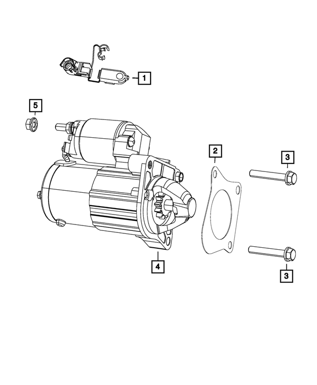 R8073160AA - : Engine Starter, Remanufactured for Mopar Image