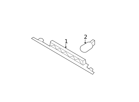 High Mount Lamps for 2007 Lincoln MKX #0