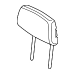 52207164264 - Body: Headrest for BMW: 325i, 325xi, 328i, 328i xDrive, 328xi, 330i, 330xi, 335d, 335i, 335i xDrive, 335xi, M3 Image