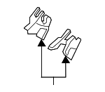 88031C2000PPB - Body: Recline Cover for Hyundai Image