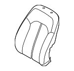 88360C2000SMJ - Body: Seat Back Cover for Hyundai Image