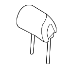 88700C2000SMJ - : 2015-2017 Hyundai Sonata - Headrest for Hyundai: Sonata Image