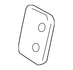 41218215401 - Body: Striker Plate Lock Plate for BMW: 1 Series M, 128i, 135i, 135is, 323Ci, 323i, 325Ci, 325i, 325xi, 328Ci, 328i, 328i xDrive, 328xi, 330Ci, 330i, 330xi, 335d, 335i, 335i xDrive, 335is, 335xi, M3, X3, Z4 Image