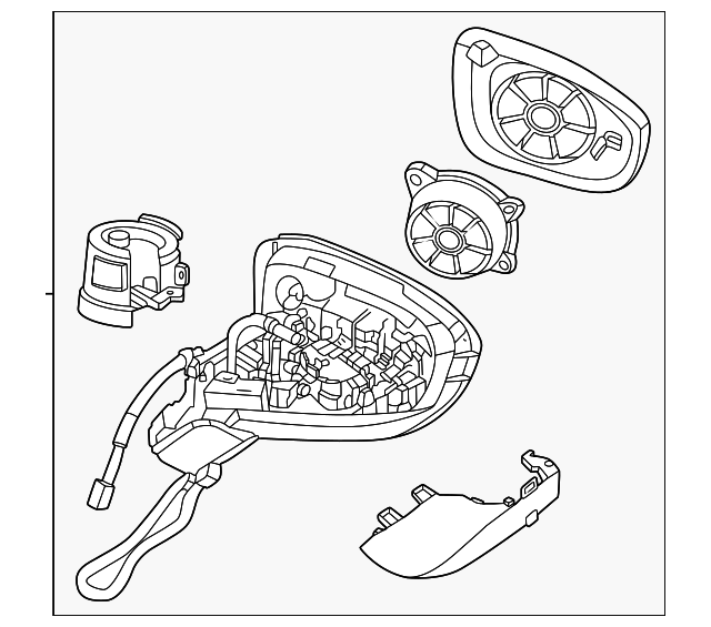 96301-5MR3A - Mirror Assembly 2023-2025 Nissan ARIYA | Official