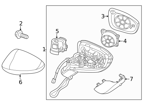 Outside Mirrors for 2023 Nissan ARIYA #0