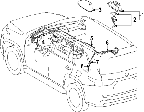 Antenna & Radio for 2025 Toyota Land Cruiser #0