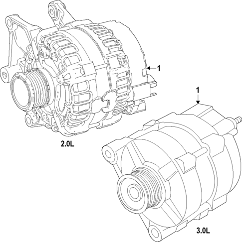 Alternator for 2022 INFINITI Q60 #1