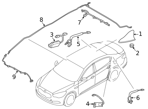 Antenna & Radio for 2016 Kia K900 #0