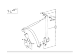 1268601886 - Seat Accessories: Seat Belt for Mercedes-Benz: 190, 190D, 190E, 200, 200D, 300CE, 300D, 300E Image