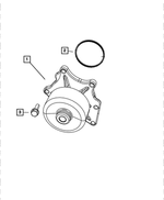 5037730AB - Cooling: Water Pump for Mopar Image