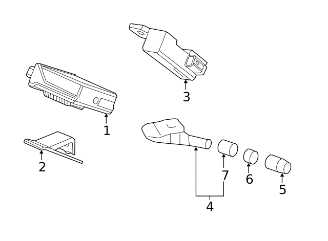 42755TP6A81 - Electrical: Tire Pressure Monitoring System (TPMS) Sensor Grommet for Acura Image