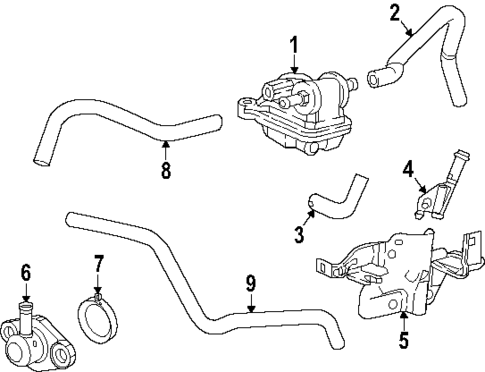 Emission Components for 2025 Honda Civic #2