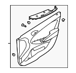 823081R110SAV - : 2013-2014 Hyundai Accent - Door Trim Panel for Hyundai: Accent Image