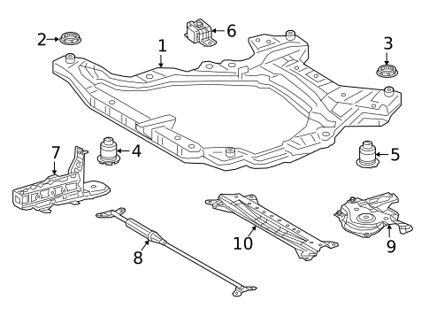 Suspension Mounting for 2025 Lexus ES300h #0