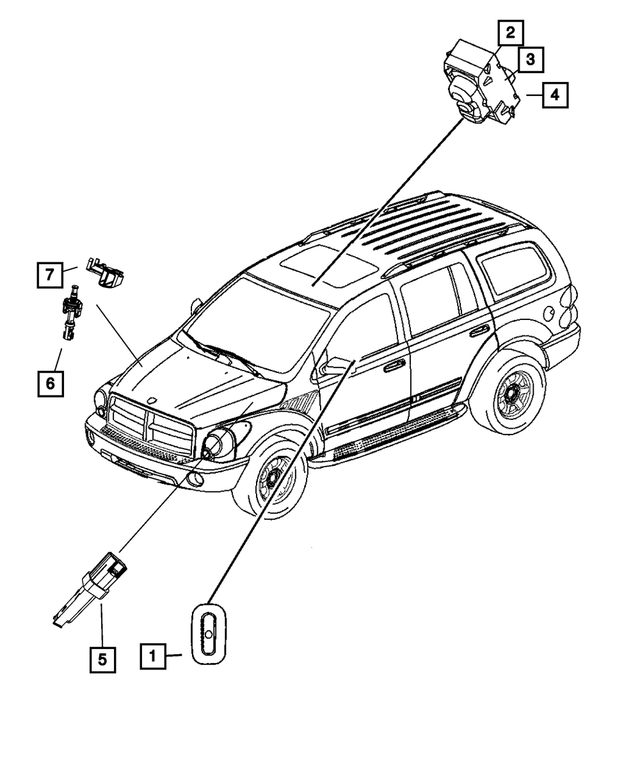 5026279AC - Electrical: Striker Plate for Mopar Image image
