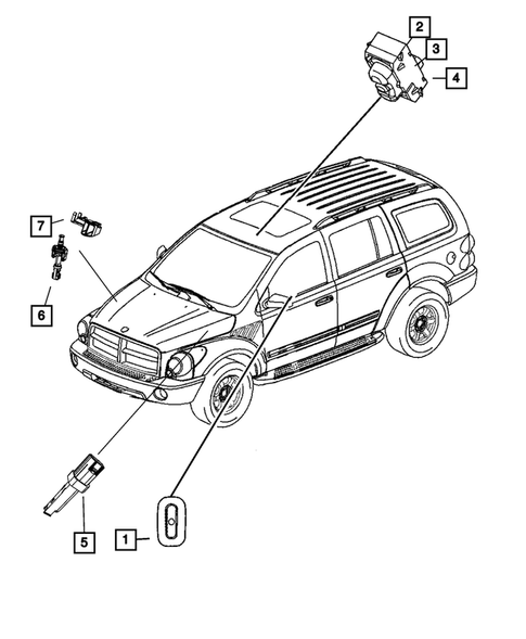 Switches for 2009 Chrysler Aspen #2