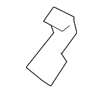 7L6121095A - : Overflow Hose Retainer Clip for Volkswagen: Touareg Image