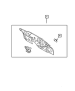 4888812AA - Body Sheet Metal Except Doors: Accelerator Pedal Attach Plate for Mopar Image