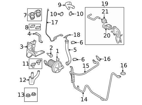 Emission Components for 2009 Audi S8 #1