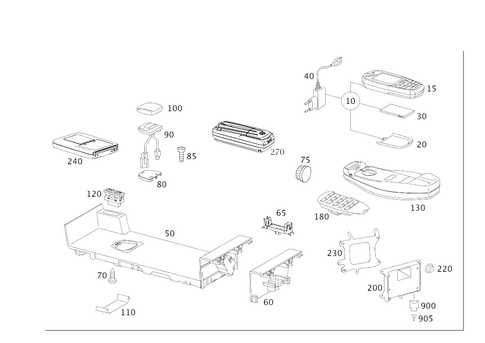 Car Phone, Voice Control System and Distress Call for 2006 Mercedes-Benz CL65 AMG #0