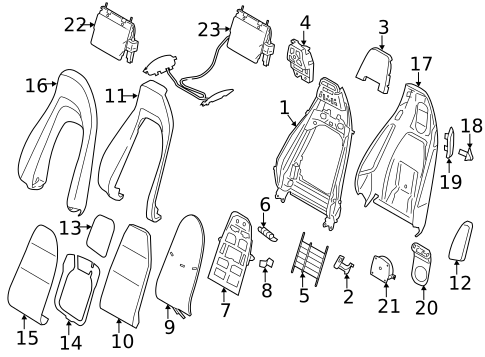 Air Bag System for 2019 Porsche 911 #0