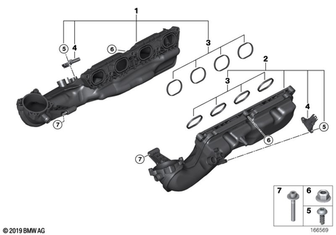 Intake Manifold for 2010 BMW 750iX #0