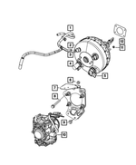 52855819AB - Brakes: Brake Booster Vacuum Hose for Mopar Image