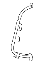 8H0881889 - Body: Frame Molding for Audi Image