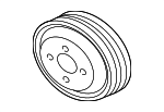 11511436590 - Cooling System: Pulley for BMW: 323Ci, 323i, 325Ci, 325i, 325xi, 328Ci, 328i, 330Ci, 330i, 330xi, 525i, 528i, 530i, X3, X5, Z3, Z4 Image