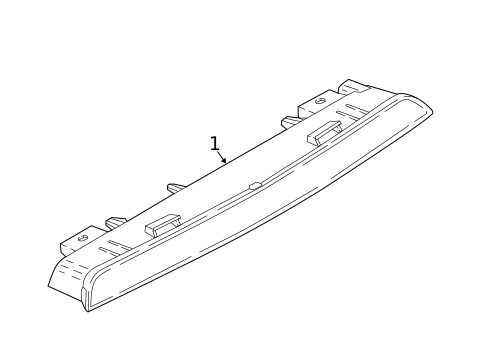 High Mounted Stop Lamp for 2024 Mini Cooper Countryman #0