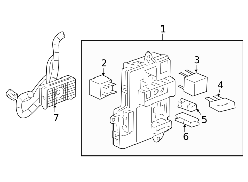 Flasher Units, Fuses, & Circuit Breakers for 2007 Chevrolet HHR #0