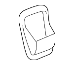 92230414 - Body: Folding Seat Latch Release Handle Bezel for GM Image
