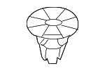 7147122912 - Body: Rocker Molding Fastener for BMW Image