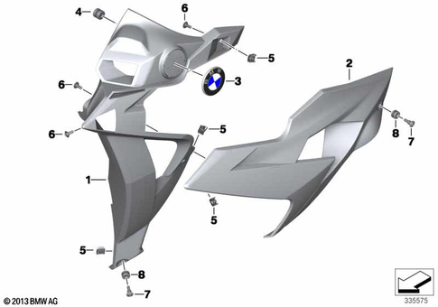 Rear Wheel Cover, License Plate Bracket for 2014 BMW-Motorrad S 1000 R #1