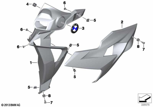 46638534532 - Frame and Mounting Parts: Rubber Grommet            for BMW-Motorrad Image