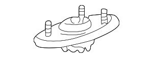 10398290 - Suspension: Rear Driver Side Shock Absorber Mount for GM Image