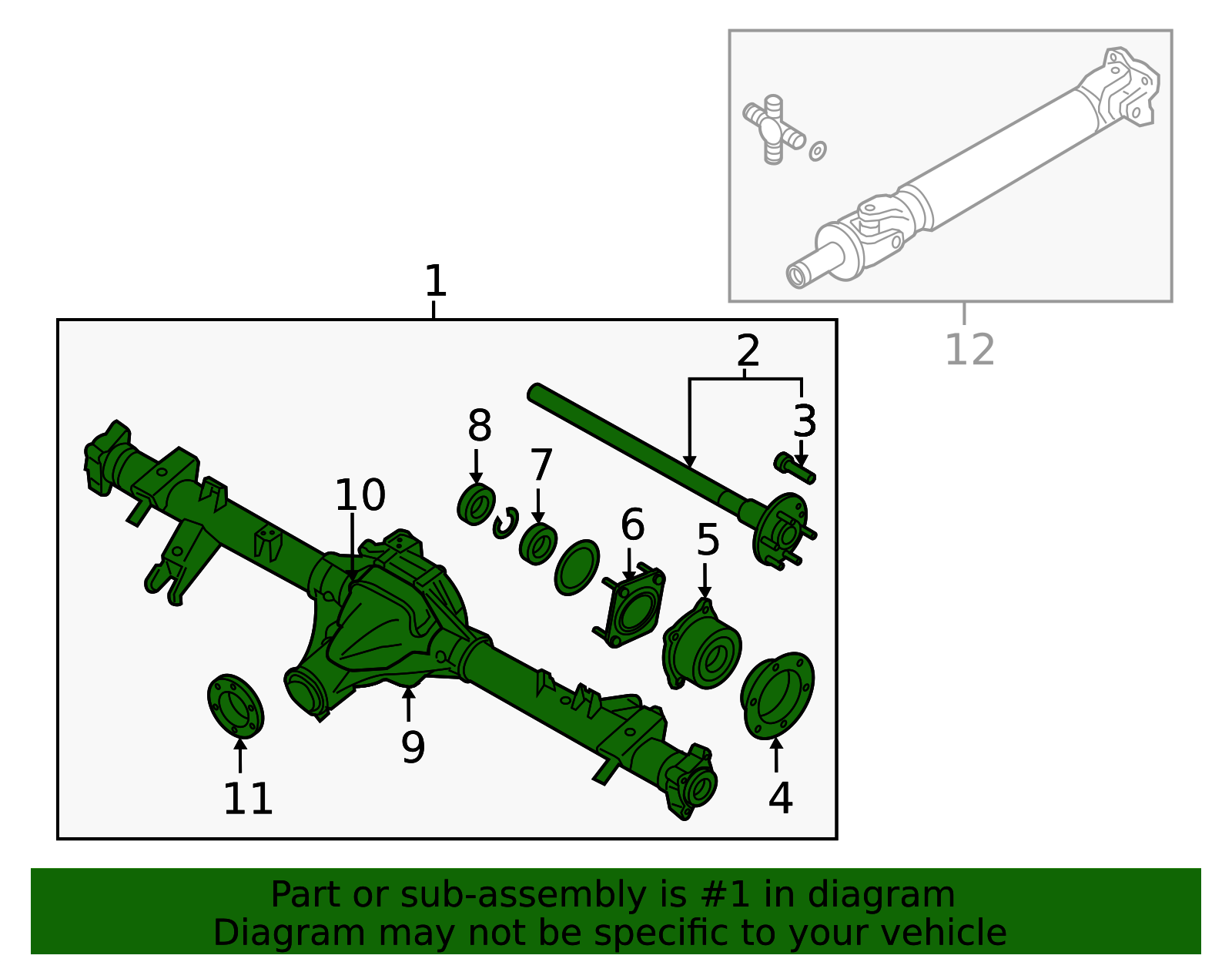 2007-2021 Nissan Frontier Drive Axle Assembly 43003-EA012 | OEM