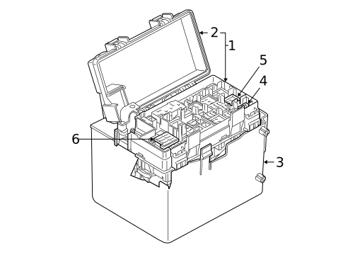 Fuse & Relay for 2012 Jeep Grand Cherokee #0