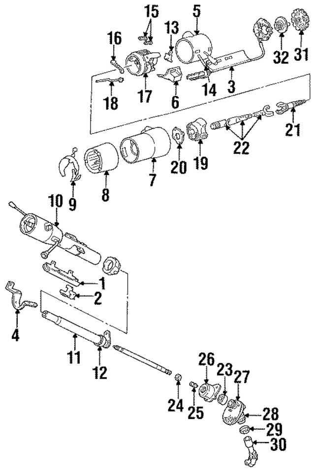 4188307 - Steering: Shaft Bearings for Mopar Image