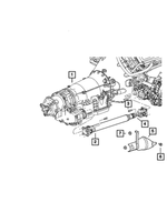 5142379AA - All Wheel Drive; Differential and Drive Line: Driveshaft Boot for Mopar Image