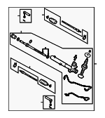 49001CB810 - : Steering Gear for Nissan Image