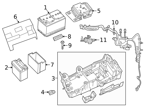 Battery for 2024 Jeep Gladiator #0